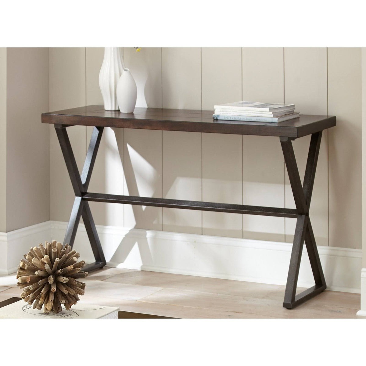 Dark Cherry Console Table V15949
