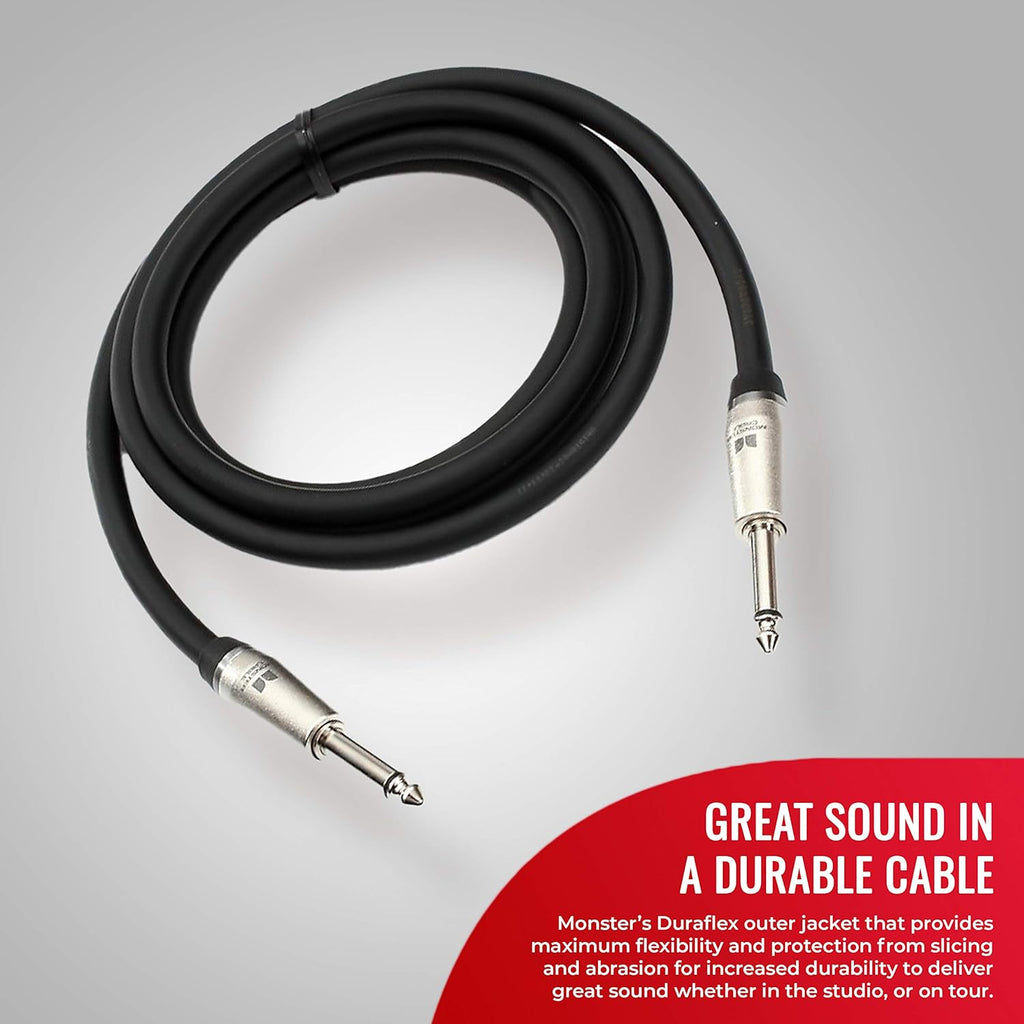 6 ft Straight 1/4 Speaker Cable Pack of 2 W92516