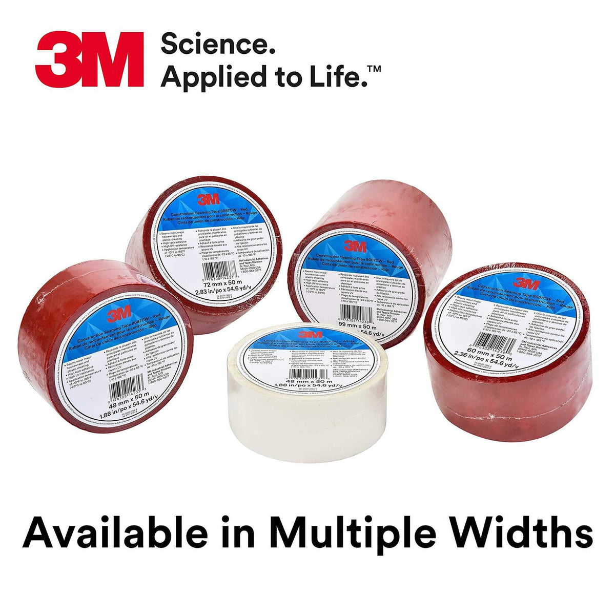 Red Construction Seaming Tape L9368