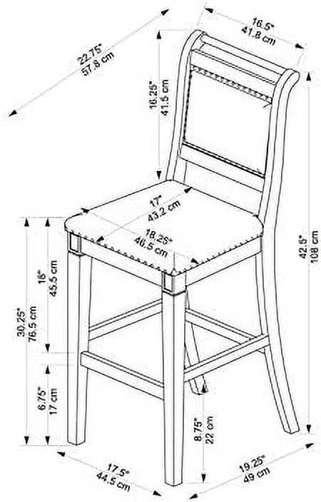 Wood Counter Stool W958340