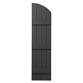 Spanish Moss Polypropylene Arch Top Shutters Pair M11619