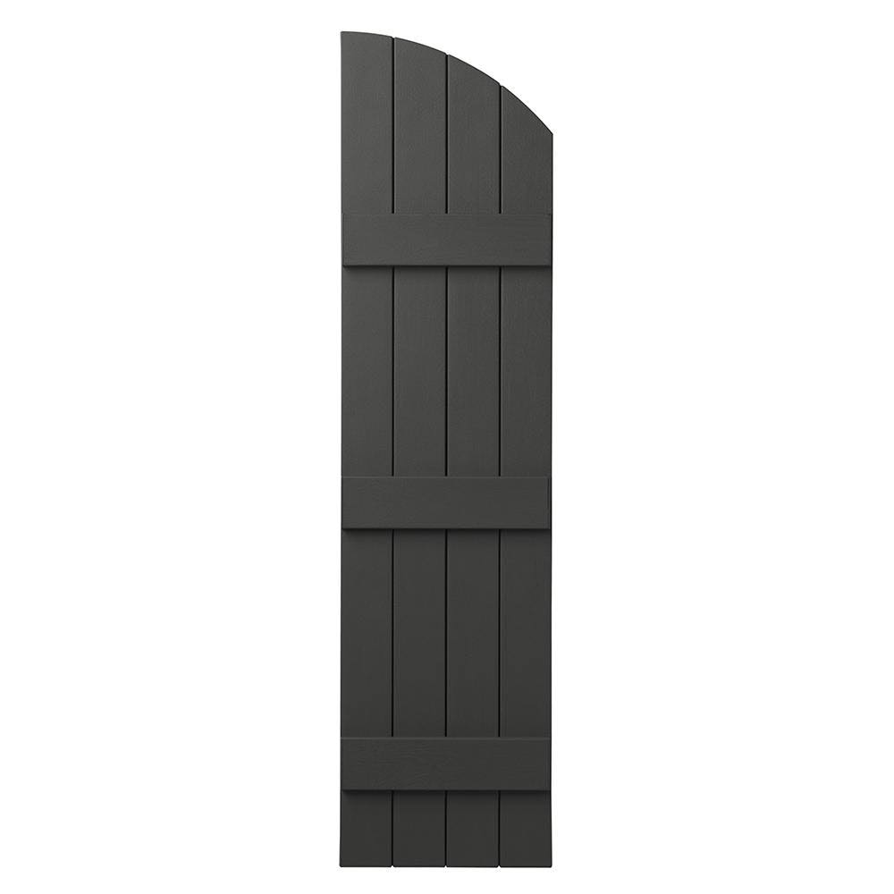 Spanish Moss Polypropylene Arch Top Shutters Pair M11619