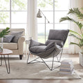 Orange Accent Chaise Chair U14817