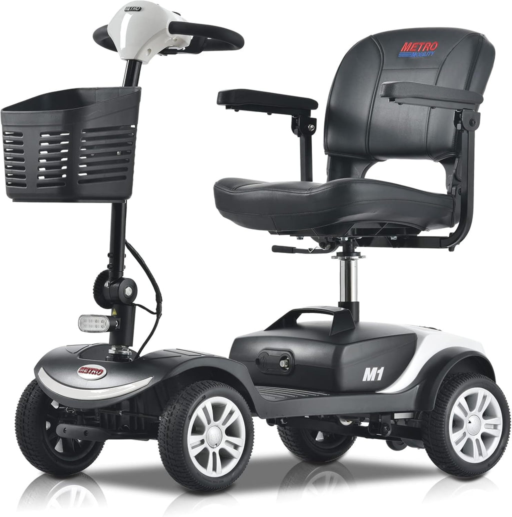 Yellow 4 Wheel Foldable Electric Mobility Scooter N89433