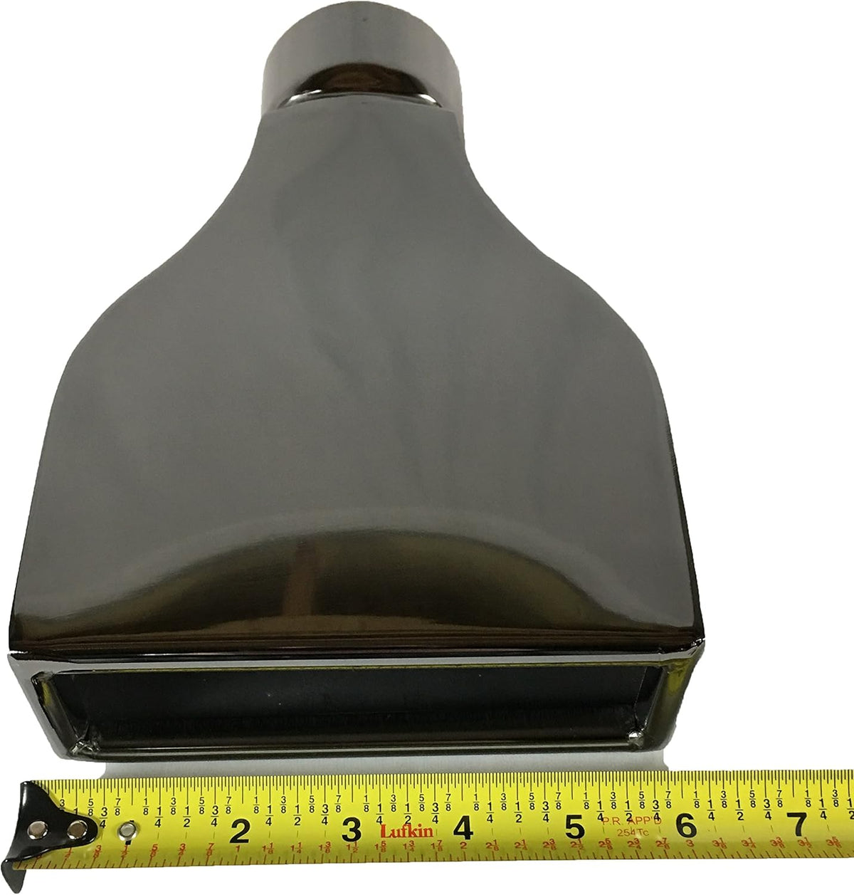2.50" Inlet 2.25" Outlet Stainless Black Chrome Exhaust Tip Pack of 2 E222