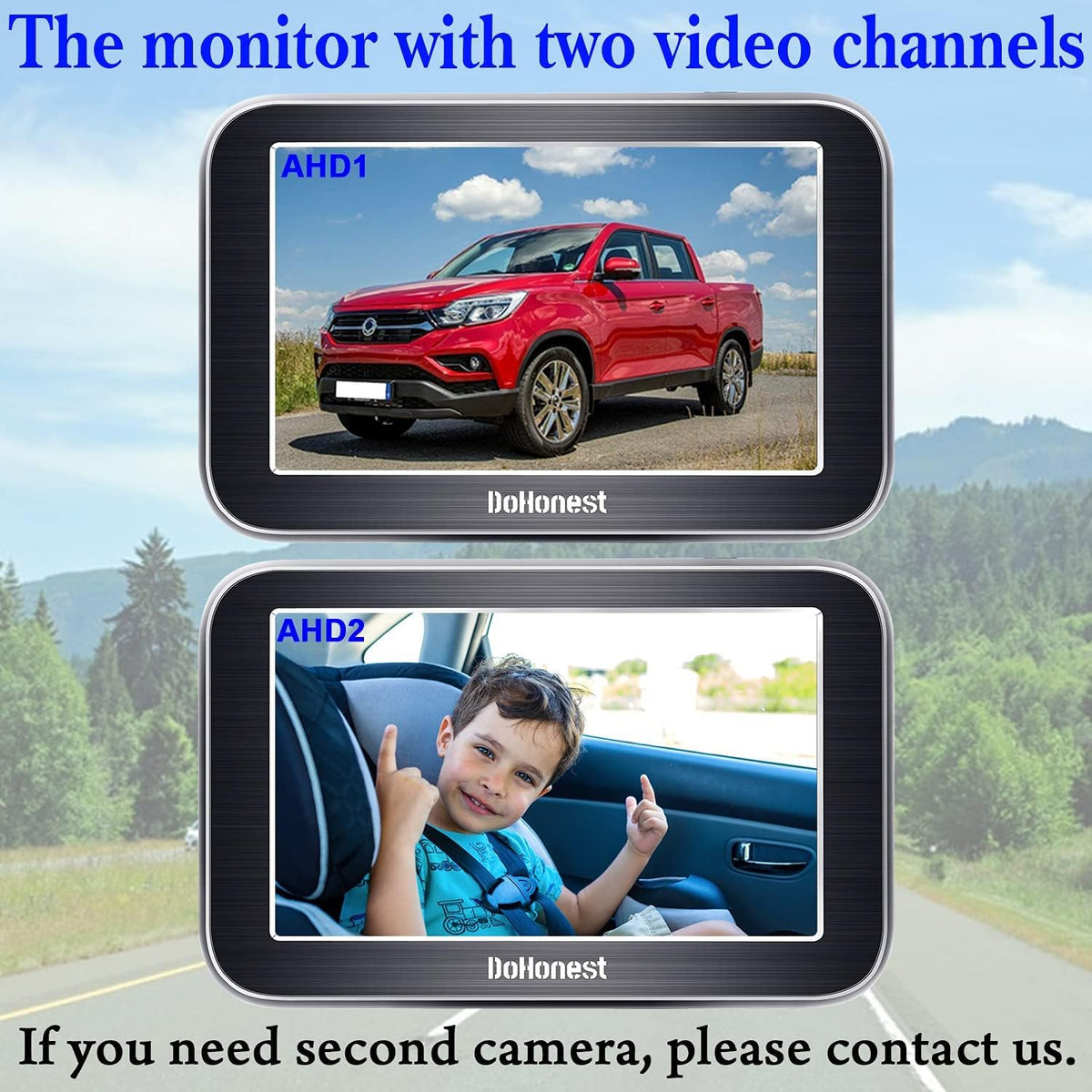 5'' AHD 1080P IR Night Vision Baby Car Camera H44661