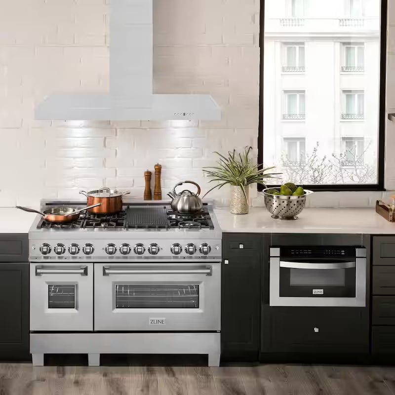 400 CFM Convertible Wall Mount Range Hood in Stainless Steel T31907