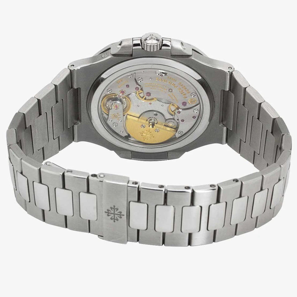 Blue Dial Moon Phases Steel 40mm E384846