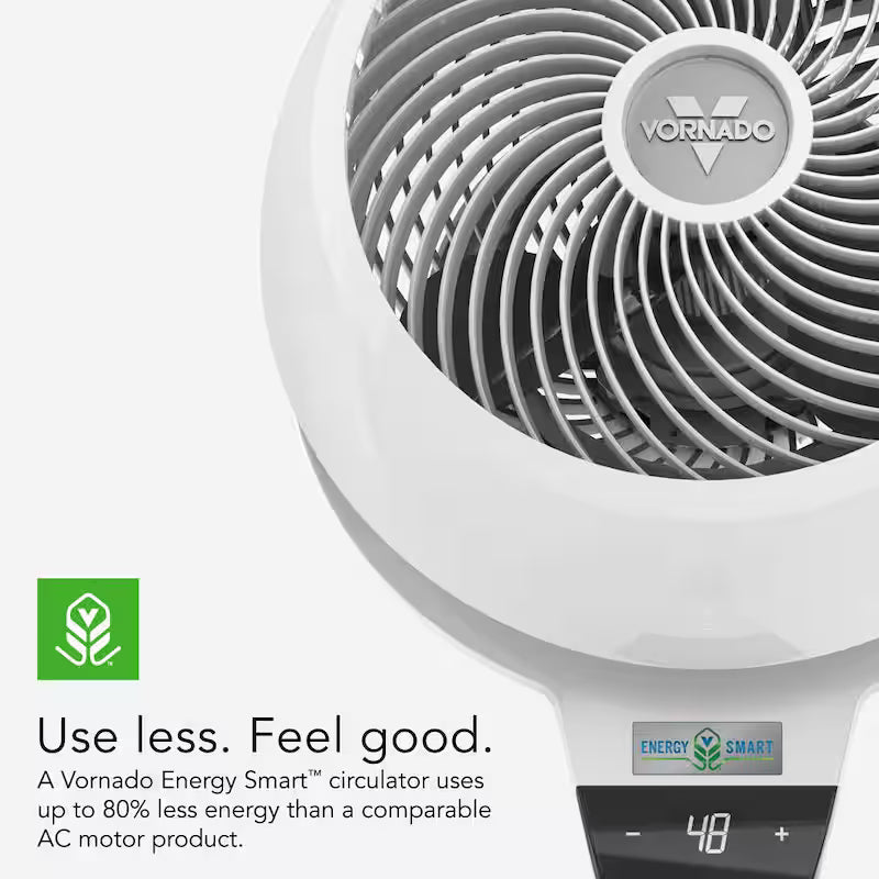 White Variable Speeds Pedestal Fan with Remote Control A640419