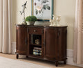 Walnut Wood Buffet Server Console Table Cabinet W579703