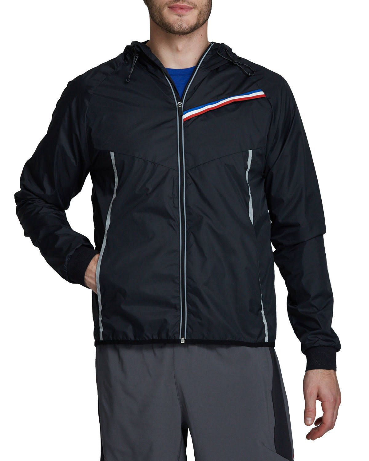Black Windbreaker Z288839