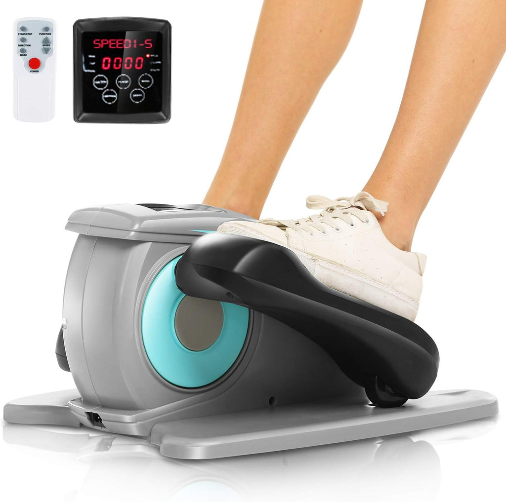 Under Desk Electric Mini Elliptical Machine with LCD Monitor A570