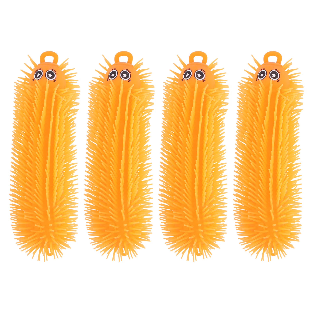 Toys Puffer Ball Caterpillar Sensory Flashing Inflatable Rubber K2604