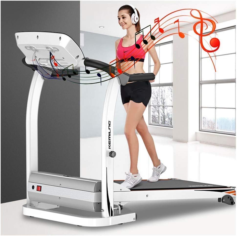 Folding Electric Treadmill with Adjustable Speed and LCD Screen Y873823