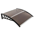 Window Awnings 40" x 38" Brown & Black X9701