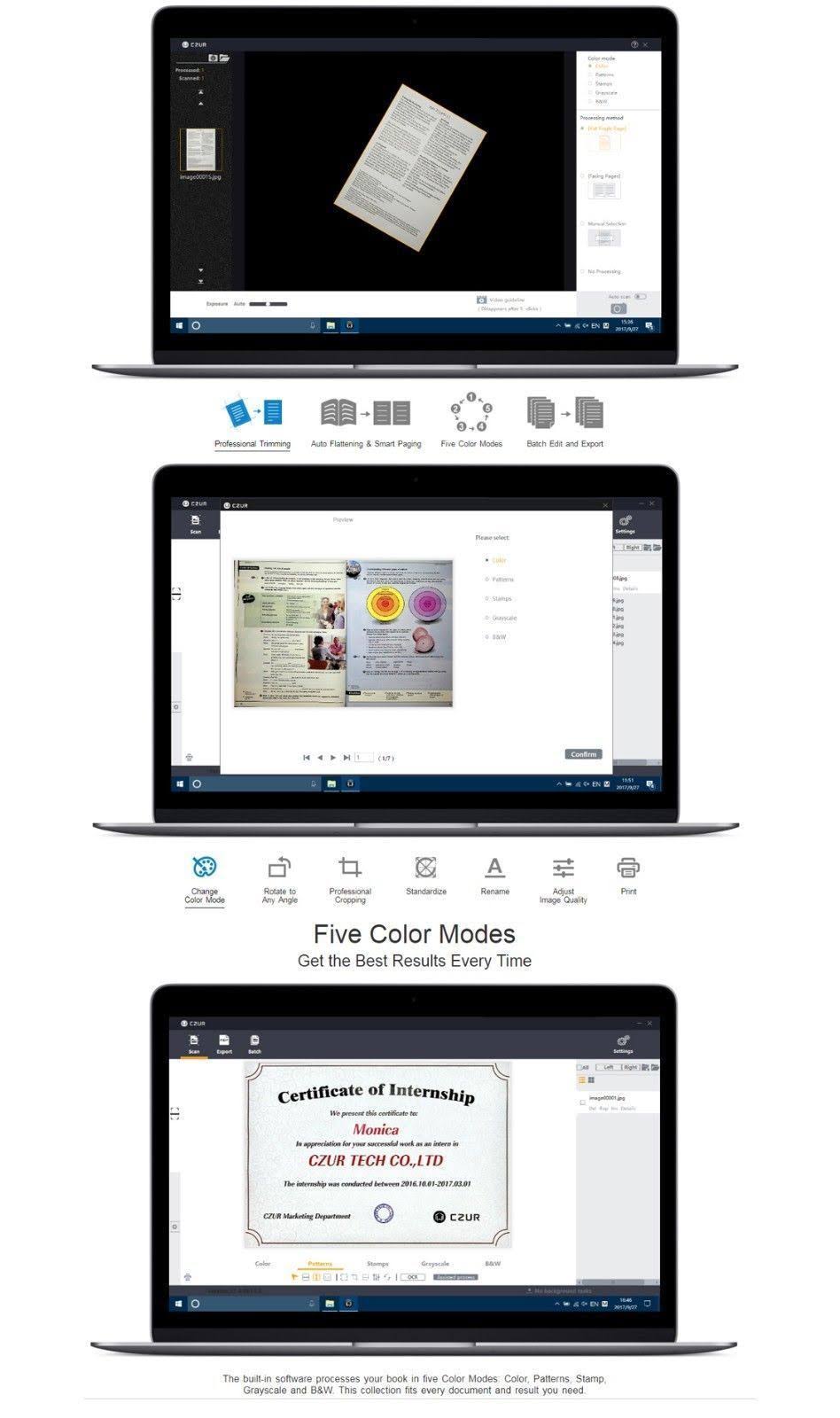 Book Scanner with OCR for Windows A94900