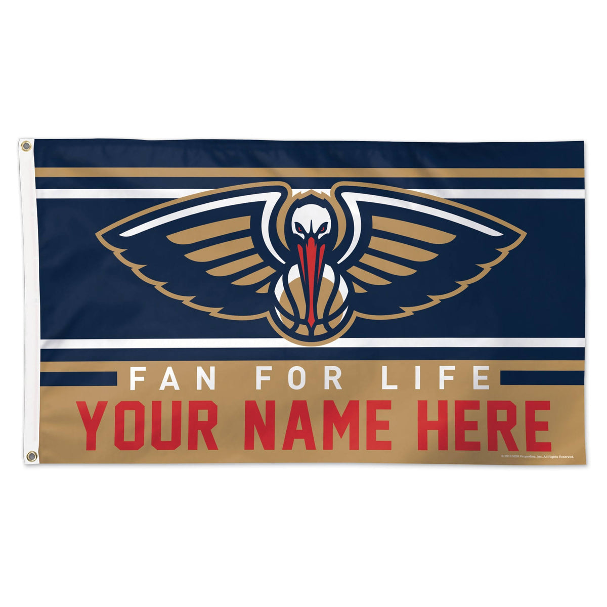 New Orleans Pelicans One-Sided Flag Q15319