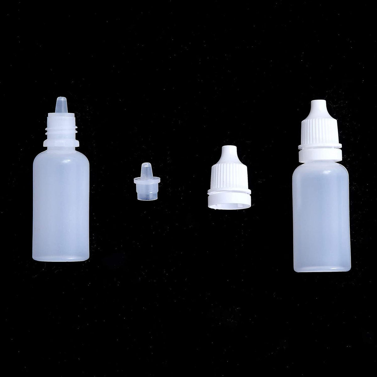 15ml Plastic Dropper Bottle with Childproof Cap, Pack of 2 T7335