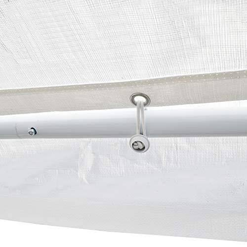White Steel Carport E362