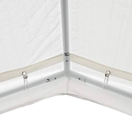 White Steel Carport E362