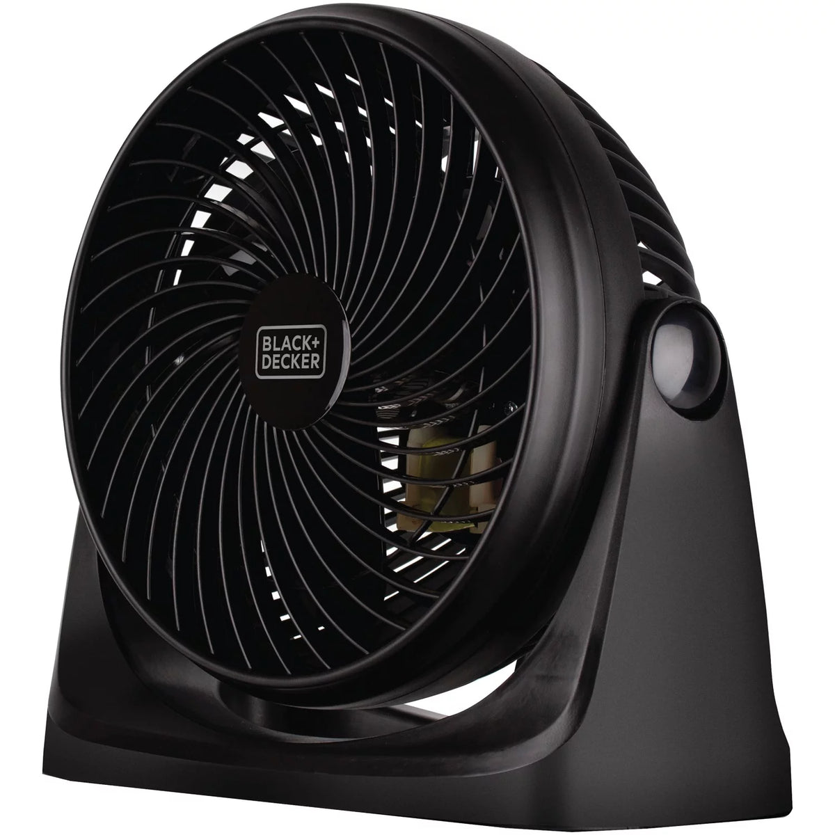 7 Inch Electric Portable Table Fan with Adjustable Tilt, Black K6843