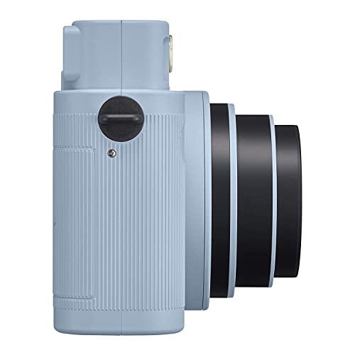 Glacier Blue Instant Camera Bundle with Square Film Twin Pack and Camera Case E403