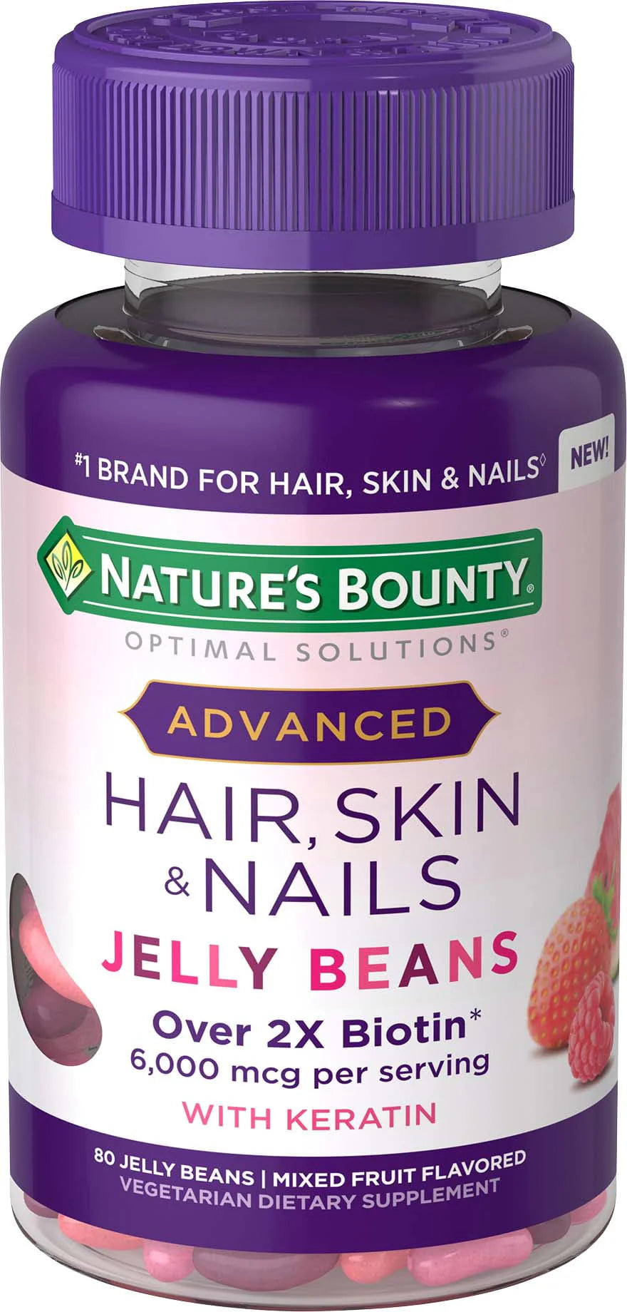 Hair, Skin and Nail Biotin & Vitamins A, C, & E, 80 Count K5893