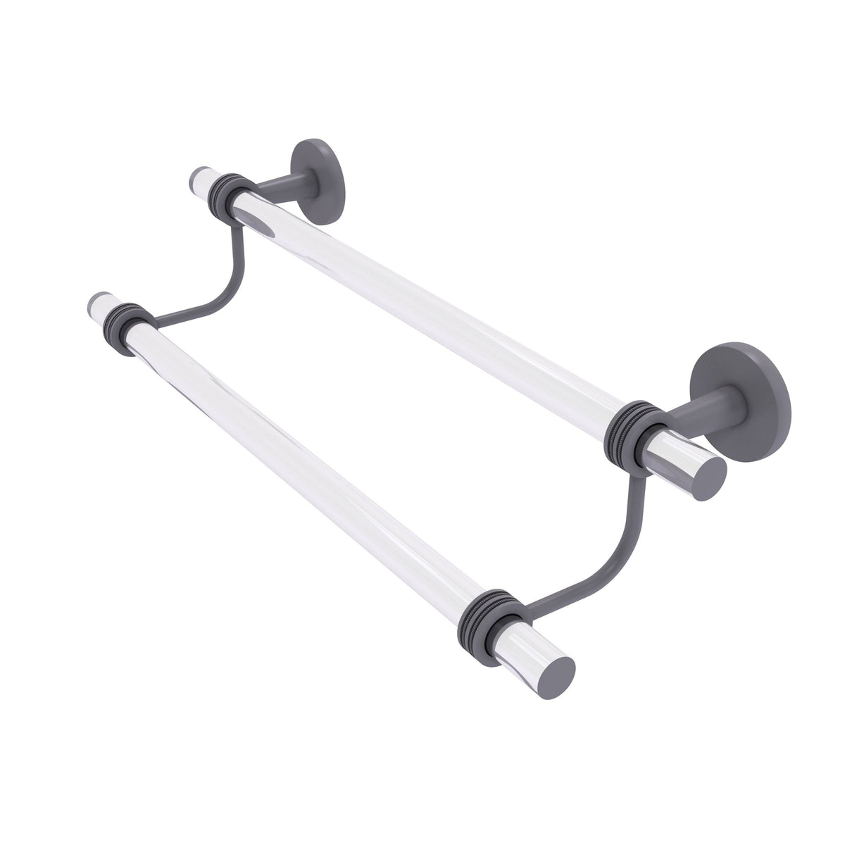36 in. Double Towel Bar Matte Gray M2475