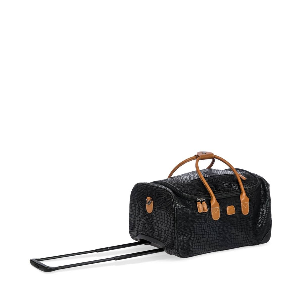Black Carry-On Rolling Duffle W1879