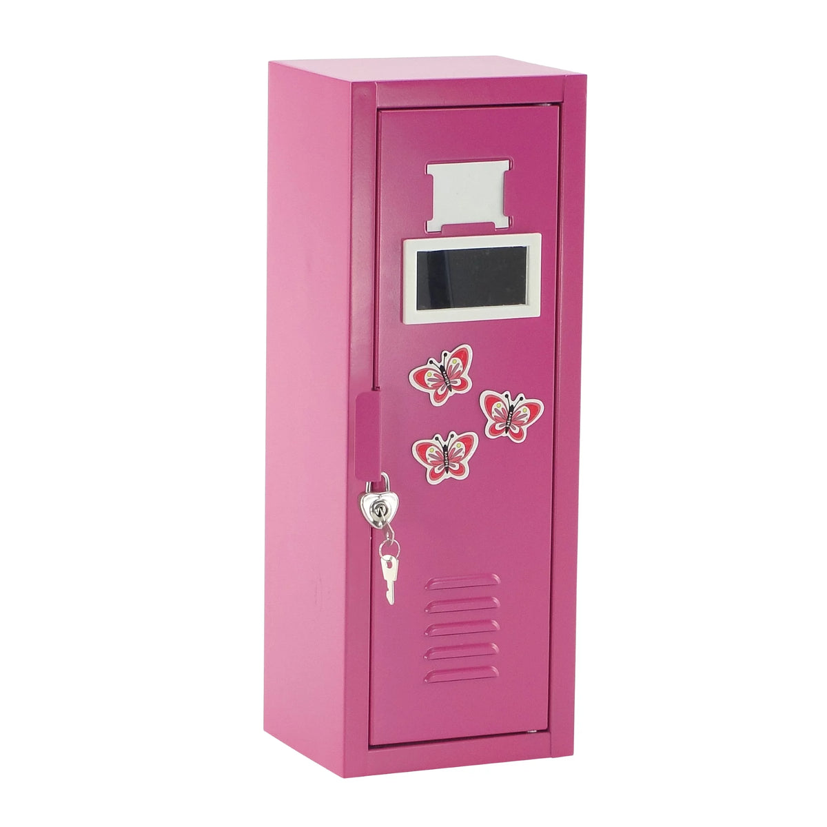 14 Inch Doll Furniture Locker Storage Accessory with Lock and Key Z9222
