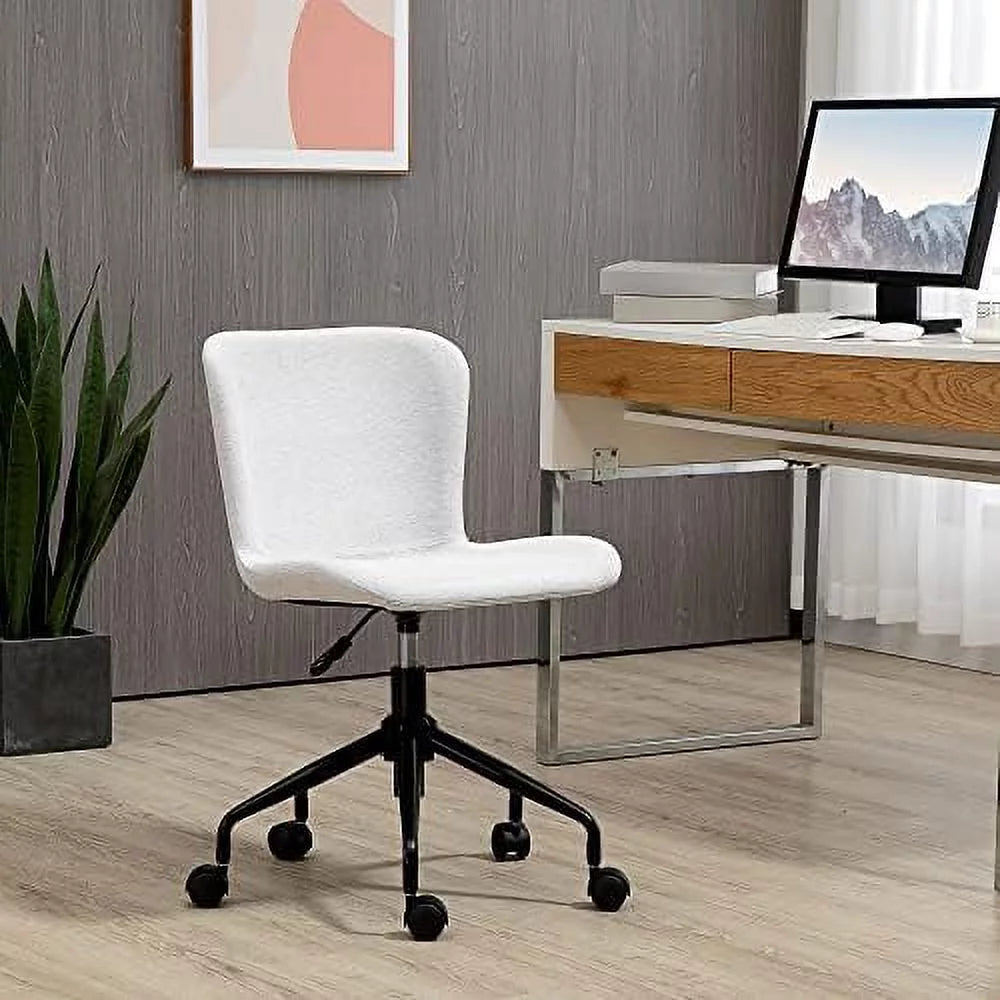 Light Gray Swivel Task Chair with Adjustable Height R7213