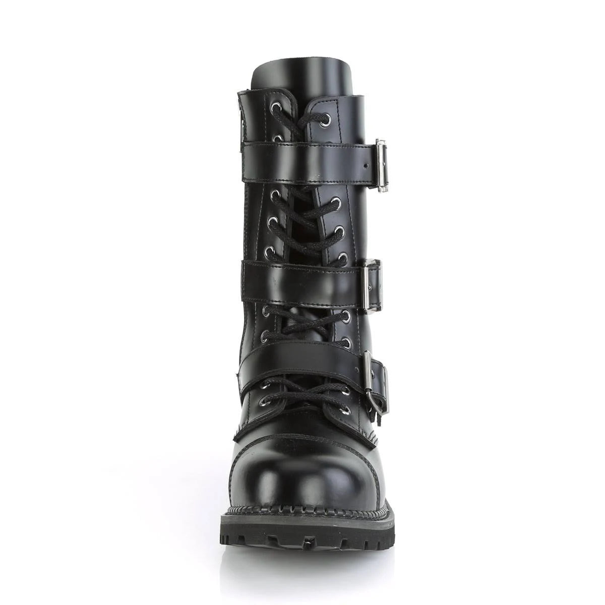 Black Leather Boots L843