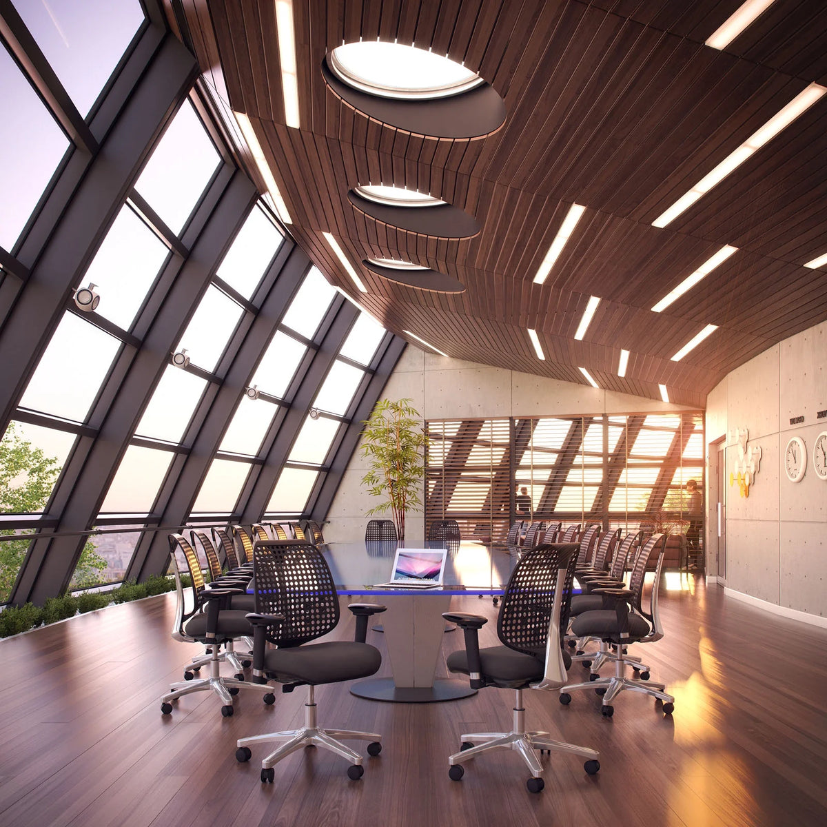 Black Fabric Office Chair F67079
