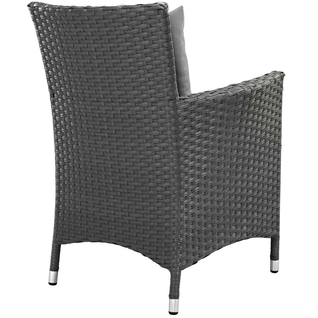 9 Piece Outdoor Patio Dining Set in Canvas Gray R7590