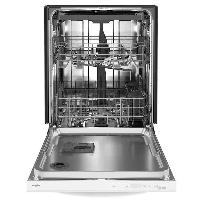 White Built-In Dishwasher with Third Level Rack L2895
