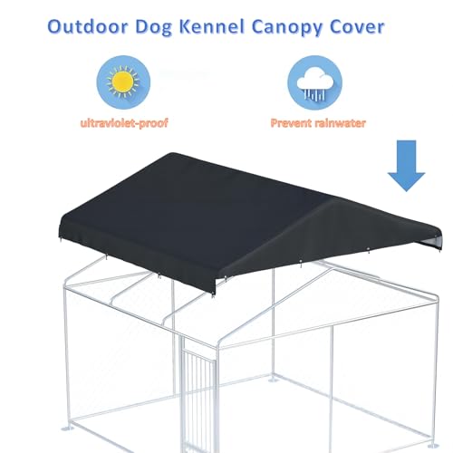 10' x 10' 600D Heavy Duty Waterproof UV Resistant Dog Kennel Cover D179297