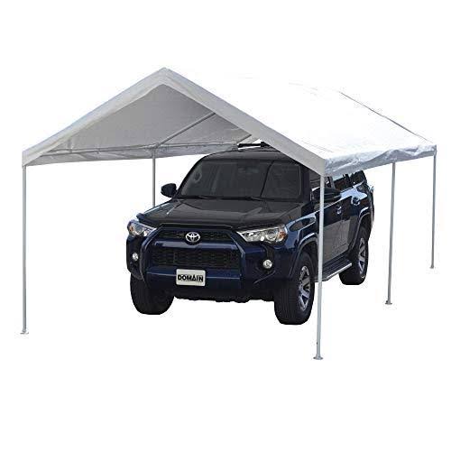 White Steel Carport E362