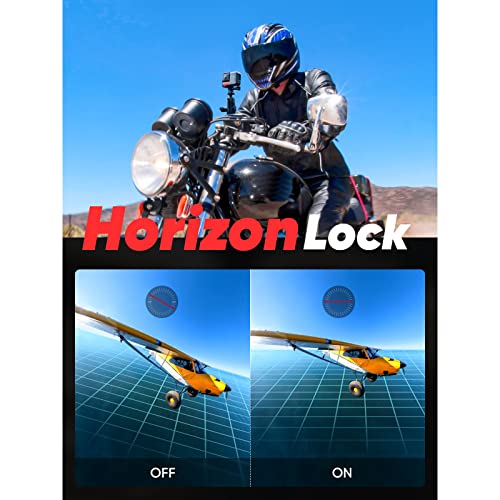 Waterproof 4K 60fps Action Camera & 5.7K 360 Camera with Interchangeable Lenses J134