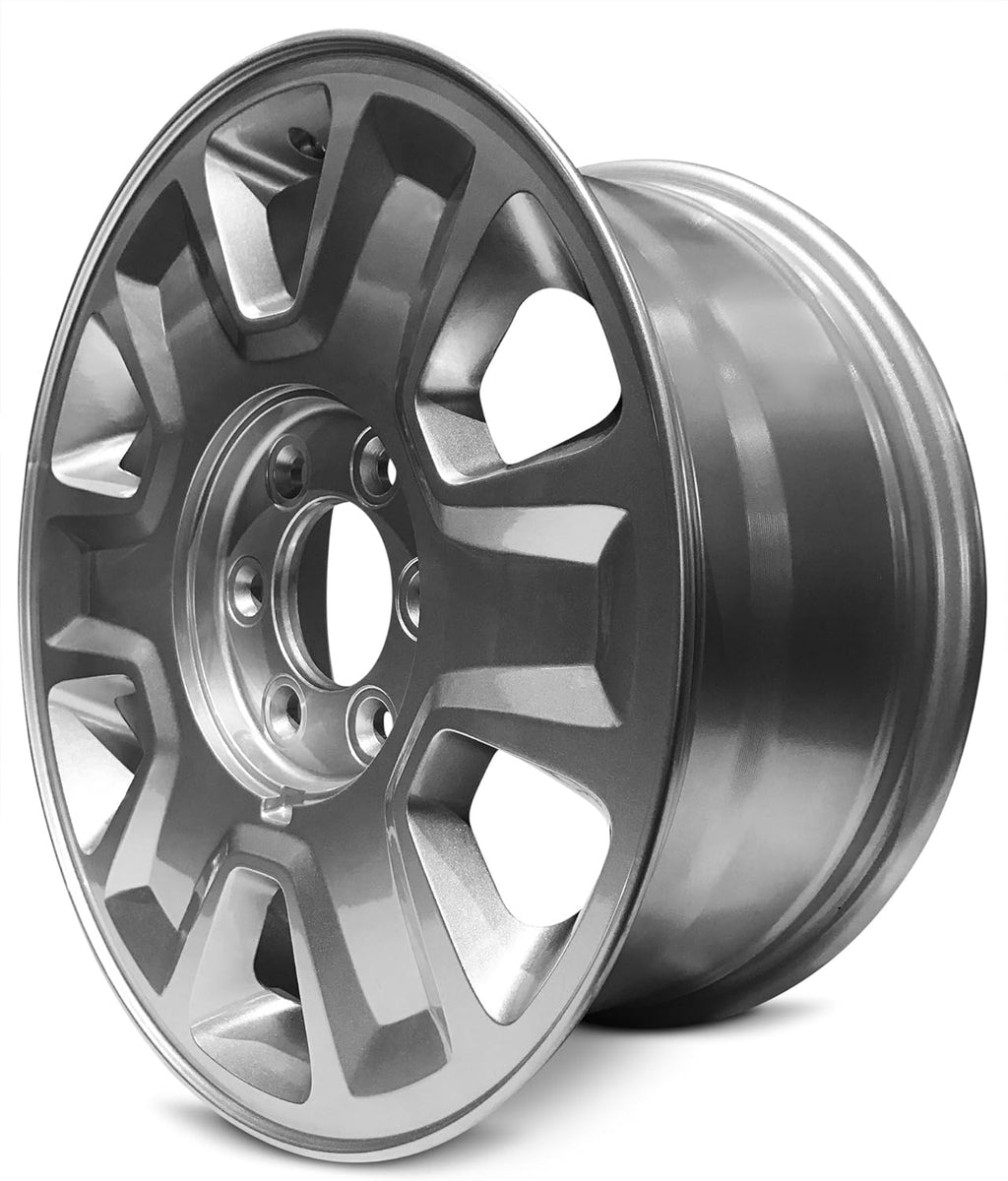 17 inch 6 Lug Silver Aluminum Wheel Rim U14677