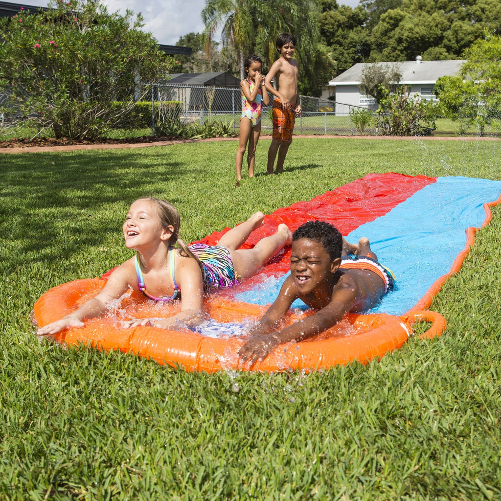 18' Double Lane Water Slide C599