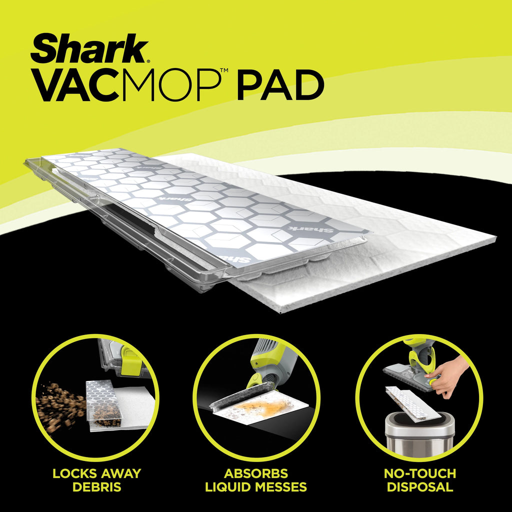 Cordless Hard Floor Vacuum Mop with Disposable Pads C814950