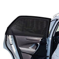 2Pack Large Size 42" to 53" Car Window Sunshades with Breathable Mesh Side Window Screen D4471