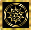 Black and Gold 6 Canvas Art 22X22 T949
