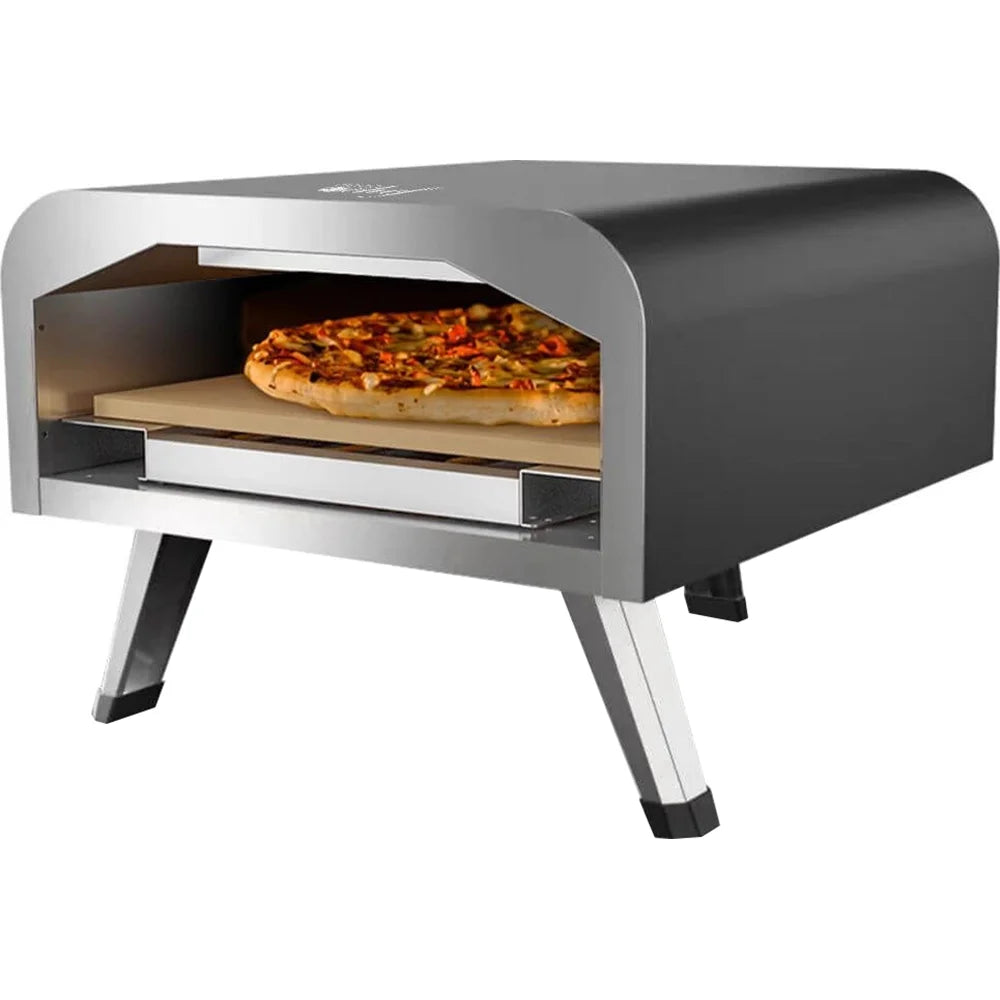 Electric Pizza Oven with 12-Inch Ceramic Stone and Grill L15465