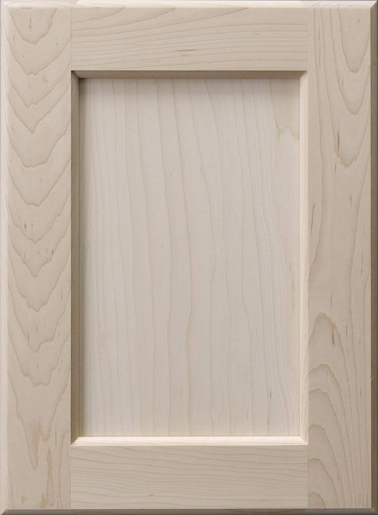 Unfinished Hard Maple Recess Panel Kitchen Cabinet Door Y773