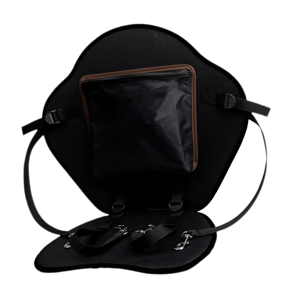 Black Padded Kayak Seat Cushion with Back Support Q68223