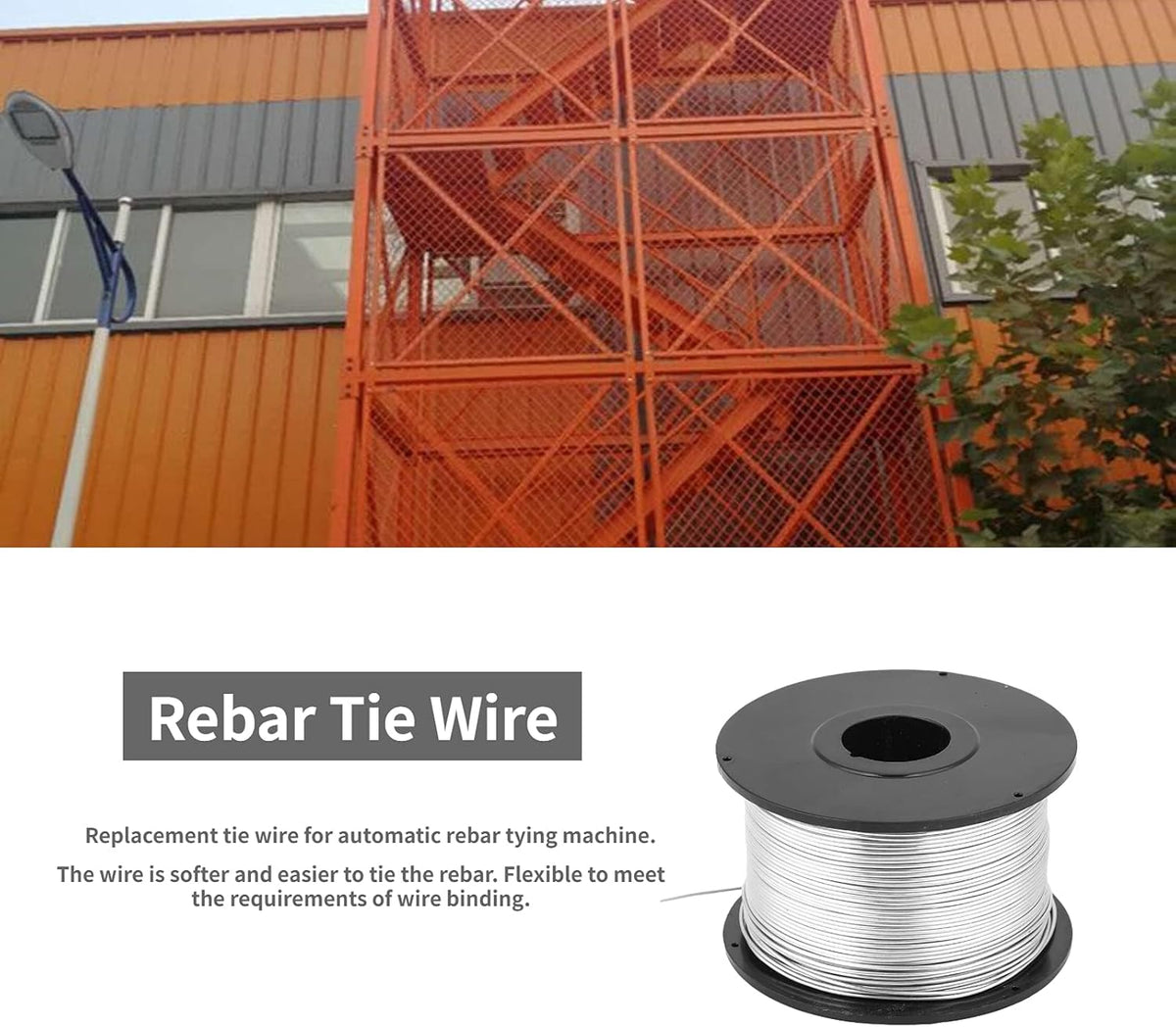 4pcs 110m 0.8mm Low-carbon Steel Wire U2031