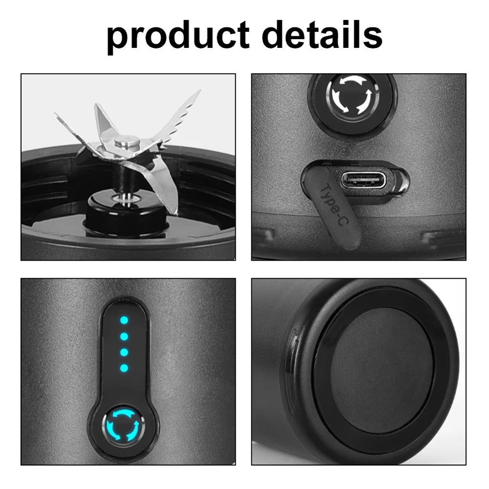 Portable USB Electric Juicer 530ml Y640019