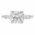 14K White Gold Three-Stone Diamond Engagement Ring size 9 J828832