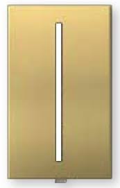 Satin Brass 1-Gang Wallplate T35520